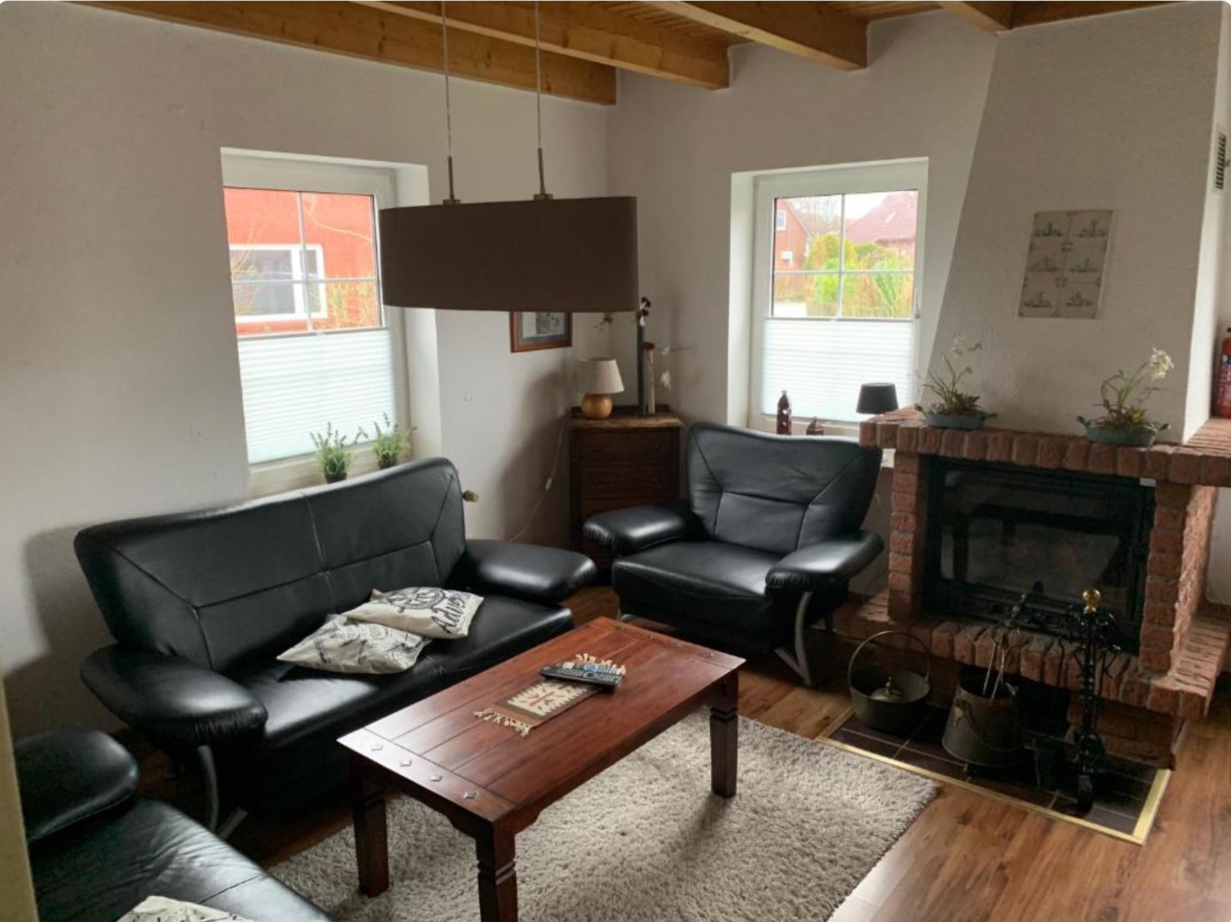Wohnzimmer Ferienhaus Schonerweg 9